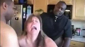 Complementing a Latina's sexual desires with two fat black men in this brutal threesome